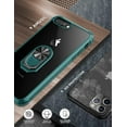 thumbnail image 3 of iPhone 7 Plus Case iPhone 8 Plus Case, [ Military Grade ] with [ Glass Screen Protector]15ft. Drop Tested Protective Case Kickstand Compatible with Apple iPhone 8Plus / iPhone 7 Plus -Dark green, 3 of 7