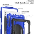 thumbnail image 3 of Samsung Galaxy Tab S10 Ultra/S9 Ultra/S8 Ultra Funda con Protección contra Golpes (BluePC), 3 of 9