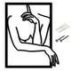 thumbnail image 1 of Ounissouiy Metal pared arte marco decoración cuerpo femenino alambre abstracto mujeres forma decoración dormitorio baño comedor café regalo Decoración del hogar Ounissouiy HA062450-00B, 1 of 6