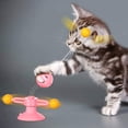 thumbnail image 5 of Juguete divertido del palo del gato, suministros giratorios del gato del juguete del gatito de la plataforma giratoria del juguete del gato del hombre de la primavera, 5 of 5