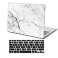 thumbnail image 1 of KSK KAISHEK Only for New MacBook Air 13 inchs Case 2022/2021/2020/2019/2018 Released Model A2337 m1&A2179&A1932, Plastic Hard Shell Case Cover + Black Keyboard Cover, Marble 28, 1 of 5