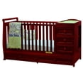 thumbnail image 6 of Athena Daphne 2 in 1 Convertible Crib in Cherry, 6 of 14