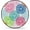 Abstract Art Floral, variant on America Independence Memorial Spare Tire Cover Dust-Proof Sun Protection Rv Tire Covers Waterproof Wheel Cover Protector Universal Fit for Rv SUV Jeep Truck Trailer Camper Travel Accessories