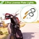 thumbnail image 2 of Luces de Placa de 2 Pcs Unique Bargains 12V Led para Automóvil Motocicleta Impermeable y a Prueba de Lluvia, 2 of 7