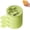 Green, variant on Flower-shaped Silicone Ice Cream Mold With Lids, Fun Flower Shape Popsicles Silicone, Ice Cream Molds With Sticks Stackable, Cherry Blossom, For Diy Treats Includes Apricot Green and Yellow