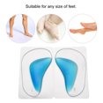 thumbnail image 2 of Tebru Orthotic Arch Support, 2 Pairs/Set Orthotic Silicone Feet Foot Arch Support Cushion Shoe Insoles Pads, Arch Support Pads, 2 of 8