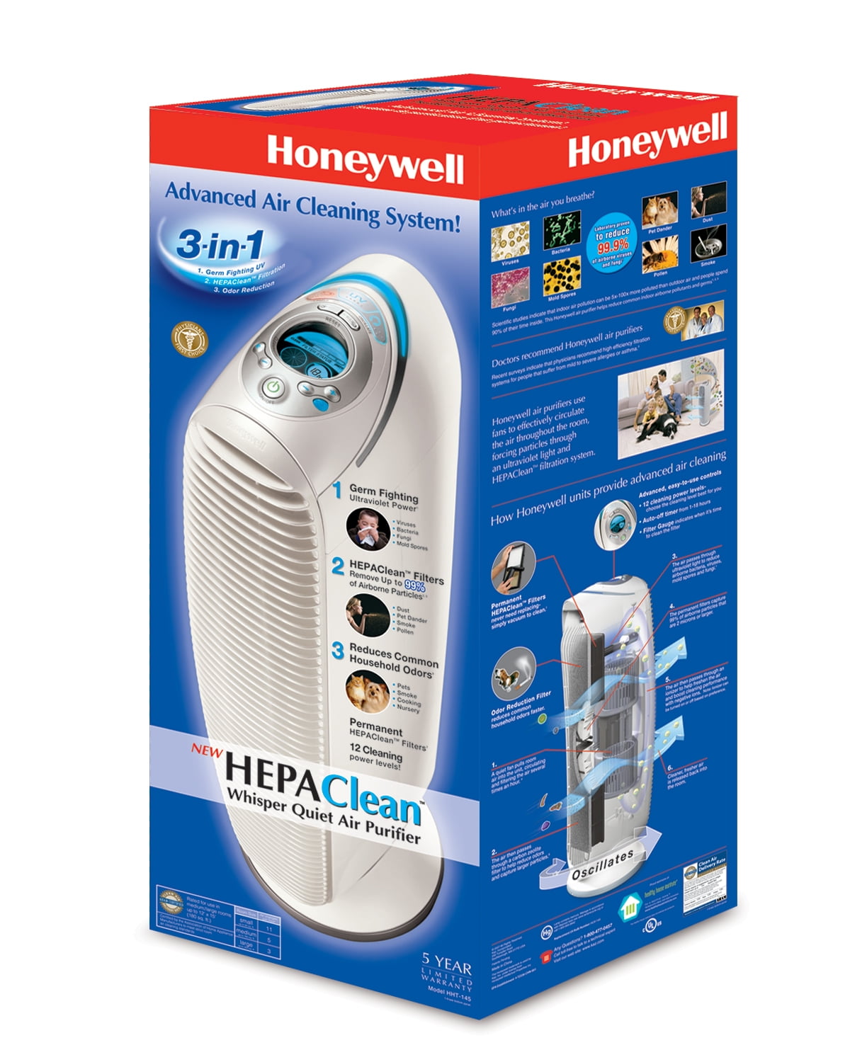Honeywell air 2024 purifier weird smell