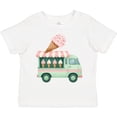 thumbnail image 3 of Inktastic Green Ice Cream Truck Girls Toddler T-Shirt, 3 of 5