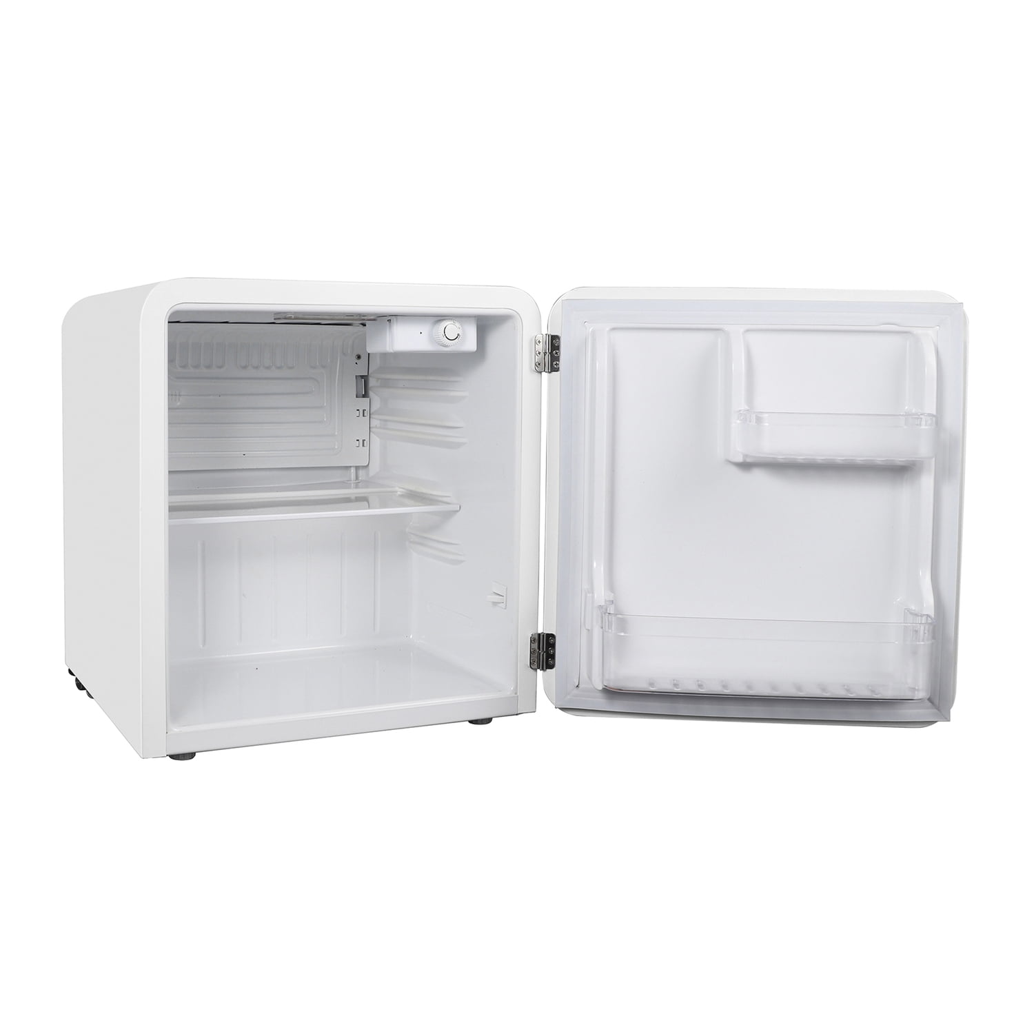 Magic Chef 0.7-cu. ft. 700-Watt Retro Countertop Microwave and 1.6- cu. ft. Energy-Star Certified Retro Mini Fridge Kit, White