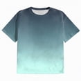 thumbnail image 4 of KPOPLK Men's Big and Tall Shirts Short Sleeve Cotton Tee Summer Crew Neck Oversize Top Loose Fit Shirt 2XL-7XL(Blue,XXXXXXXL), 4 of 5