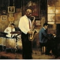 thumbnail image 2 of Sullivan, Myles   15x15 White Modern Wood Framed Museum Art Print Titled - Latin Quarter Jazz, 2 of 4