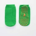 thumbnail image 2 of QLEICOM Socks for Men,Kids Non-Slip Socks with Bottoms Breathable for Toddlers and Infants Solid Color Ankle Socks Fashion for Indoor Yoga Play Green, 2 of 4
