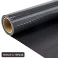 thumbnail image 2 of Vinyl Heat Transfer, Glitter Red Heat Transfer Vinyl, HTV Vinyl, Iron-On for Fabrics, Perfect for T-Shirts, Bags, Pillows, Easy to Cut & Weed, 1 Roll, 10 In x 10 Ft, 2 of 3