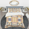 thumbnail image 2 of Designart 'Retro Geometric Design VI' Mid-Century Modern Duvet Cover Set, 2 of 4