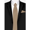 thumbnail image 4 of Jacob Alexander Men's Solid Color Pocket Square Handkerchief, 4 of 6