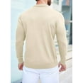 thumbnail image 4 of COOFANDY Mens Knit Polo Shirts Casual Long Sleeve Classic Polo Shirts Button Down Golf Shirts, 4 of 10