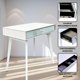thumbnail image 3 of Mesa de Noche FRATELLO MUEBLES con Espejo 1 Cajon Espacioso Terciopelo Vidrio Patas antiderrapantes, 3 of 8