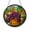 Acrylic 3.5 Inch, variant on Rustic Harvest Cornucopia Stained Glass Style Window Hanging