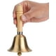 thumbnail image 4 of Campana de mano - campana de mano de latón con mango de madera maciza, campana de mano muy ruidosa, campana de mano grande, campana de mano para niños y adultos, utilizada para bodas, aulas, 4 of 5
