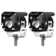 thumbnail image 1 of Riwesomey 1 par de focos para motocicleta 6 LED IP67 a prueba de agua 90 grados ajustable Anti-óxido Diecast funda protectora luz antiniebla Bombillas para automóviles, 1 of 6