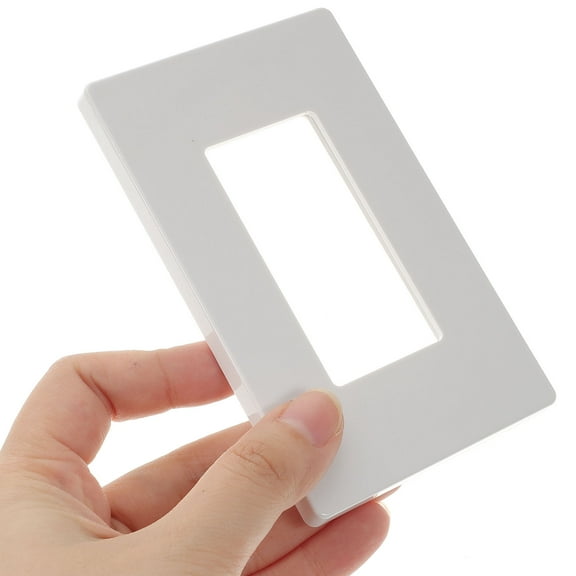OFFIGAM Pc Screwless Wall Plate - White, Heat Resistant, Easy Installation