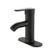 thumbnail image 1 of Lavabo Grifo Baño Llave Monomando Fregadero Inoxidable Acabado Mate Color Negro, 1 of 5