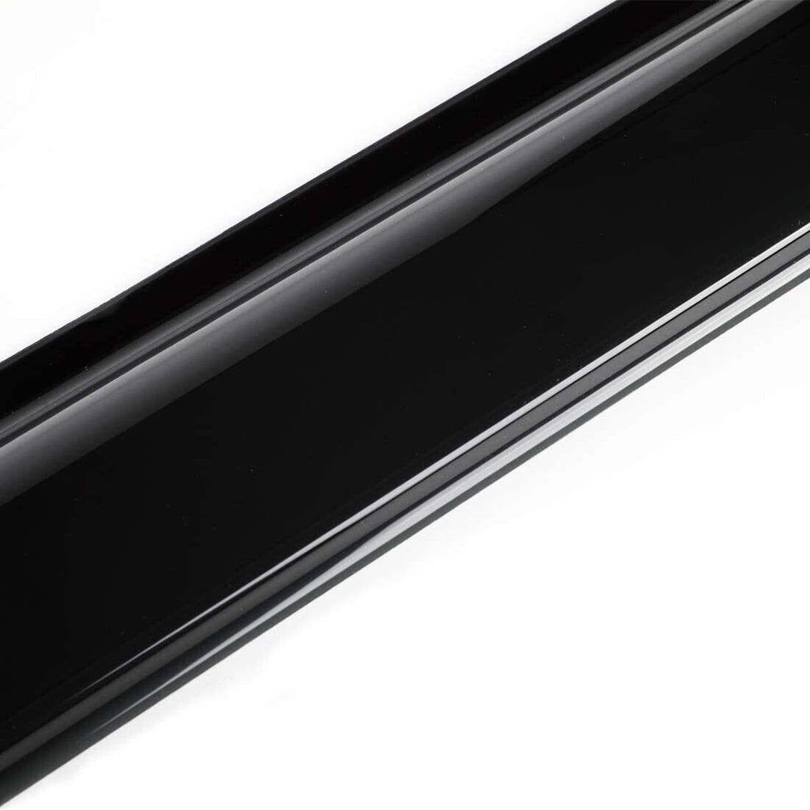 In-Channel Window Visor Vent Rain Guard Deflectors Dark Smoke Tint 4-Piece Set-In Channel Window Visor Vent Rain Shades Guard Deflectors