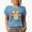 Baby Blue, variant on Distressed Bunny Babe - Retro Easter Sunday Rabbit Art Favor, Souvenir or Merch Gift, White T-Shirt, 3XL