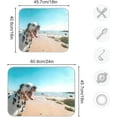 thumbnail image 3 of SKYSONIC Doggy And Beach -Dish Drying Mat 16''X18'' for Kitchen, 3 of 7