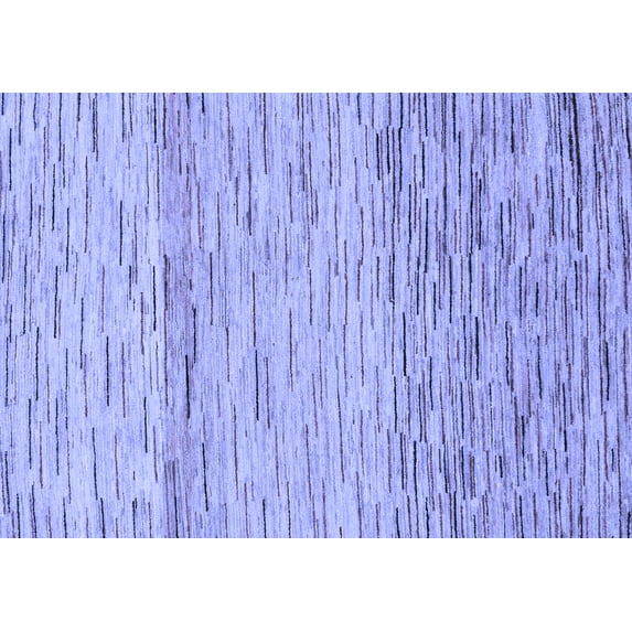 Ahgly Company Machine Washable Indoor Rectangle Abstract Blue Modern Area Rugs, 2' x 4'