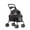 A-Black, variant on Fompes Transparent Hard Cat Carrier with Rolling Wheels, Fully Breathable & Multiple Carrying Options for Dogs, Cats & Bunny Travel & Walk Friendly Pet Carrier with Wheels, Pink