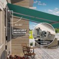 thumbnail image 4 of Outsunny 13’x8’ Manual Retractable Waterproof Awning, 4 of 10