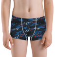 thumbnail image 5 of Yiaed Blue Sports Car Print Boys' Boxer Briefs Cotton Casual Stretch Comfort Boys Boxers - Kids Boxer Briefs Underwear for Boys (6-18)-X-Small, 5 of 5