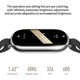thumbnail image 4 of Xiaomi Mi Pulsera 8 Pulsera Inteligente Pantalla AMOLED de 1.62 pulgadas 150 Modos Deportivos Oxígeno en Sangre Corazón, 4 of 8