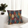 thumbnail image 6 of Honeii Autumn Leaves Print Throw Pillow, Square Decorative Pillow Forms Soft Fluffy Plump Pillow Decorative Pillow Inserts,Couch Pillows-26"x26", 6 of 7