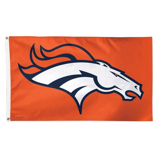 NFL Denver Broncos Orange 3' x 5' Deluxe Flag