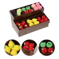 Gong Doll House Miniature Fruit Stand Fruit Storage Holder Market Food