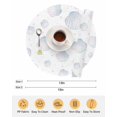 thumbnail image 6 of 15 Inch Round Placemats Set of 4, Colorful Shell Coastal Non Slip Heat Insulation PP Table Mats, Nautical Summer Beach Ocean Sea Washable Place Mats for Kitchen Dining Party Table Decor, 6 of 7