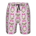 thumbnail image 3 of Balery Cute puppy Traje de Baño Estilo Hawaiano para Hombre, Shorts de Secado Rápido con Bolsillos-Medium, 3 of 6