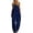 Navy, variant on Wide Leg Jumpsuits For Women Zippered Round Neck Sleeveless Casual Jumpsuit Loose Trendy Wide Leg Baggy Overalls Summer Outfits with Pockets