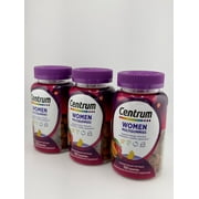 Centrum Multigummies Womens Multivitamin Supplement Gummies, Assorted Fruit, 100 Count per Pack - 3 Packs