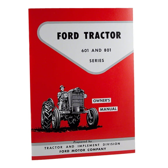 Operator Manual Reprint Fits Ford Tractor SE6085C