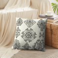 thumbnail image 4 of LALILO Throw Pillow Covers Border Damask Classic Arabesque Cushion Cover 18" x 18", 2 Pack, 4 of 6