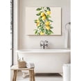 thumbnail image 6 of Yellow Lemon Wall Art for Living Room,Canvas Picture Wall Decor for Bathroom Bedroom,Spring Botanical Leaves Fruit Farmhouse Painting Artwork for Office Kitchen Hallway Dining Room Home Decor 16"x20", 6 of 8