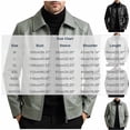 thumbnail image 3 of Ecqkame Mens Leather Jackets Vintage Lapel Pu Zip Up Fit Bomber Jacket Casual Everyday Versatile Street Outerwear Black XXXL, 3 of 9