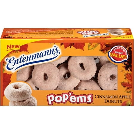 Entenmann's Pop'ems Cinnamon Apple Donuts, 15 oz