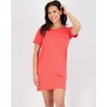 thumbnail image 3 of Real Essentials 3 Pack: Women's Nightshirt Short Sleeve Soft Nightgown Sleep Dress With Pocket (Available In Plus Size), 3 of 6