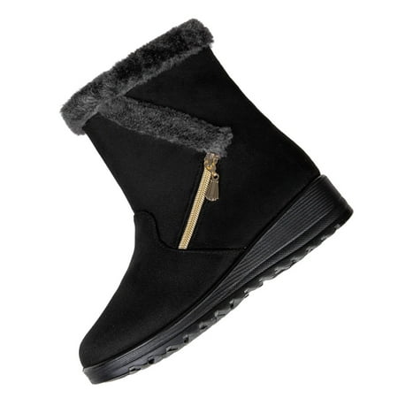 

Womens Round Toe Booties 9 Size Choose 35/36/37/38/39/40/41/42/43 Suitable for Going Beach Side Wear Black 43