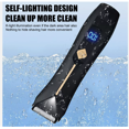 Lojalitet Waterproof Men's Pubic Hair Trimmer Groin & Body Shaver for