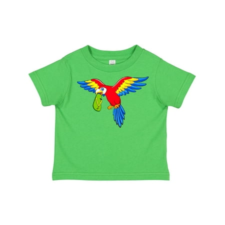 

Inktastic Parrot and Flip Flop Gift Toddler Boy or Toddler Girl T-Shirt